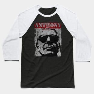 TEXTURE ART - Anthony Bourdain legend Baseball T-Shirt